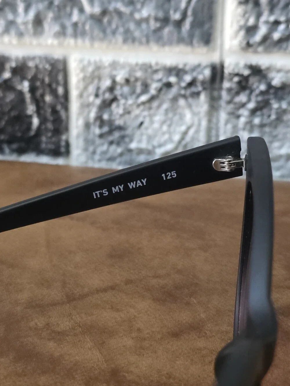 Quay Australia Black Frame Sunglasses with Gradient Purple Lenses